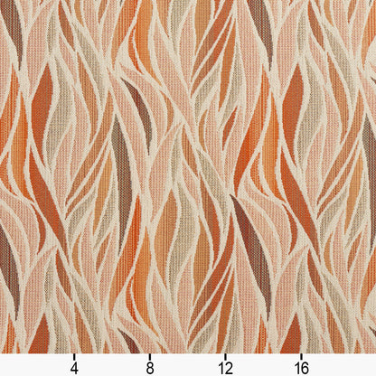 10710-05 Abstract & Geometric nan Orange & Rust Charlotte Select