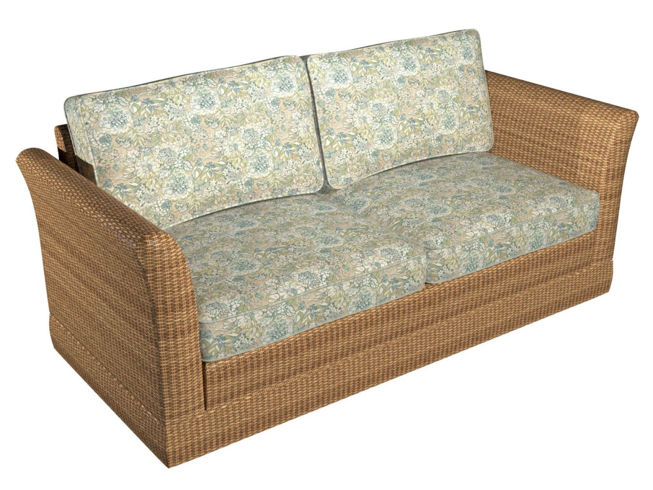 10720-01 Floral nan Aqua & Teal,Green Charlotte Select