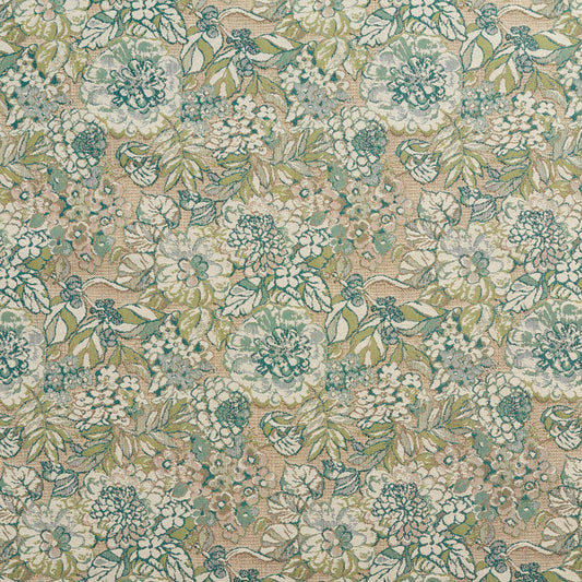 10720-01 Floral nan Aqua & Teal,Green Charlotte Select