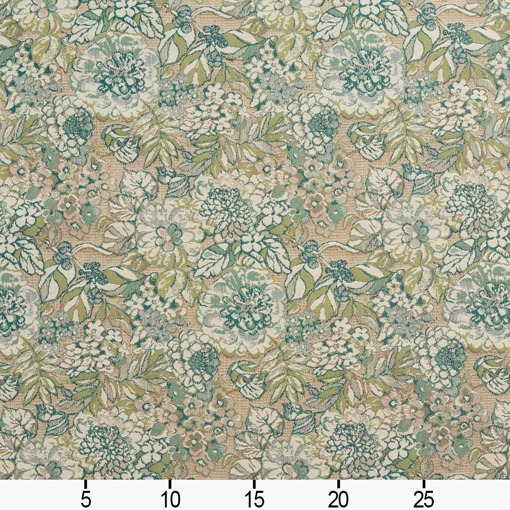 10720-01 Floral nan Aqua & Teal,Green Charlotte Select