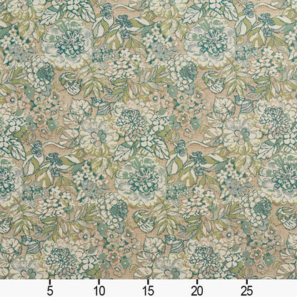 10720-01 Floral nan Aqua & Teal,Green Charlotte Select