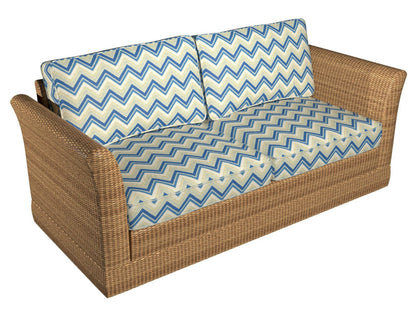 10730-01 Abstract & Geometric,Herringbone & Chevron nan Blue Charlotte Select