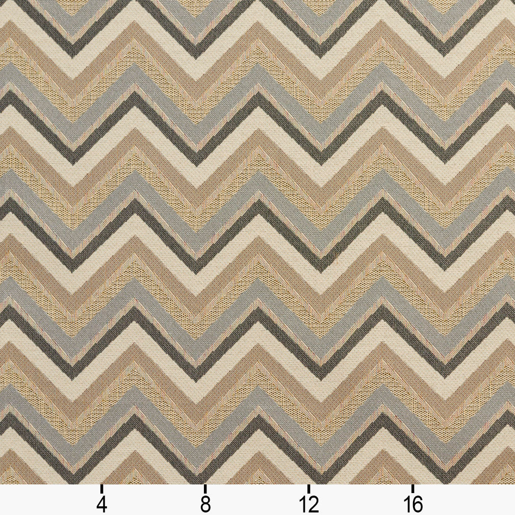 10730-04 Abstract & Geometric,Herringbone & Chevron nan Grey & Silver Charlotte Select