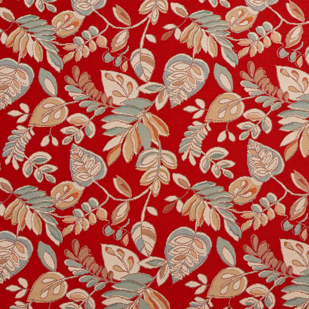 10750-01 Leaves,Tropical & Botanical nan Red & Burgundy Charlotte Select
