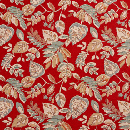 10750-01 Leaves,Tropical & Botanical nan Red & Burgundy Charlotte Select