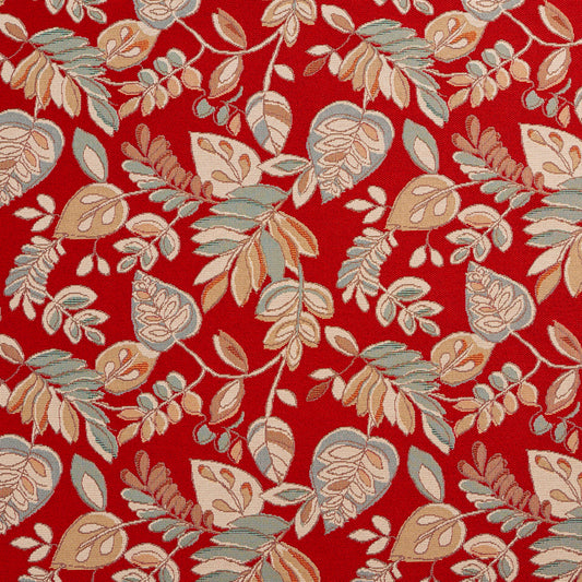 10750-01 Leaves,Tropical & Botanical nan Red & Burgundy Charlotte Select