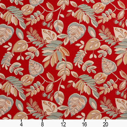 10750-01 Leaves,Tropical & Botanical nan Red & Burgundy Charlotte Select