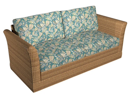 10750-02 Leaves,Tropical & Botanical nan Aqua & Teal Charlotte Select