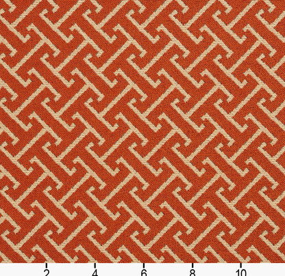 10760-05 Abstract & Geometric nan Orange & Rust Charlotte Select