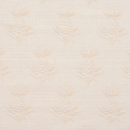 1076 Novelty,Tropical & Botanical Pineapple Grove White & Ivory Charlotte Fabrics