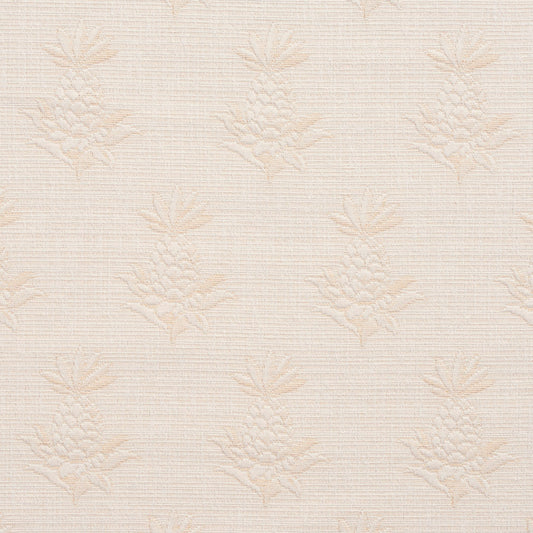 1076 Novelty,Tropical & Botanical Pineapple Grove White & Ivory Charlotte Fabrics