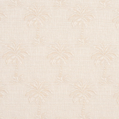 1077 Novelty,Tropical & Botanical Palm Beach White & Ivory Charlotte Fabrics