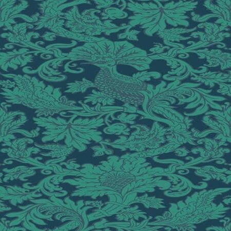 108/1005-CS BALABINA Midnight Jade Cole & Son Wallpaper