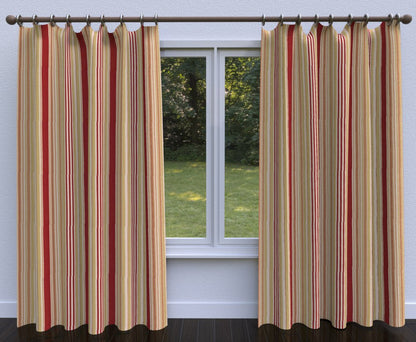 10810-01 Stripe nan Red & Burgundy Charlotte Select