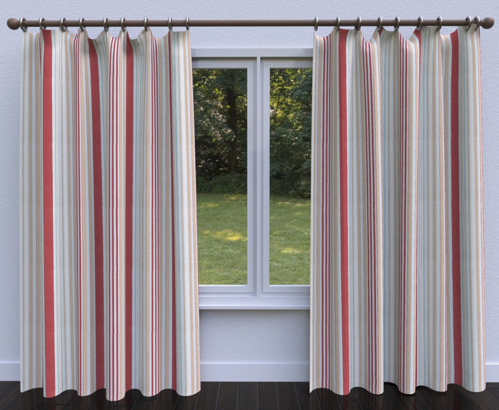10810-02 Stripe nan Blue,Red & Burgundy Charlotte Select