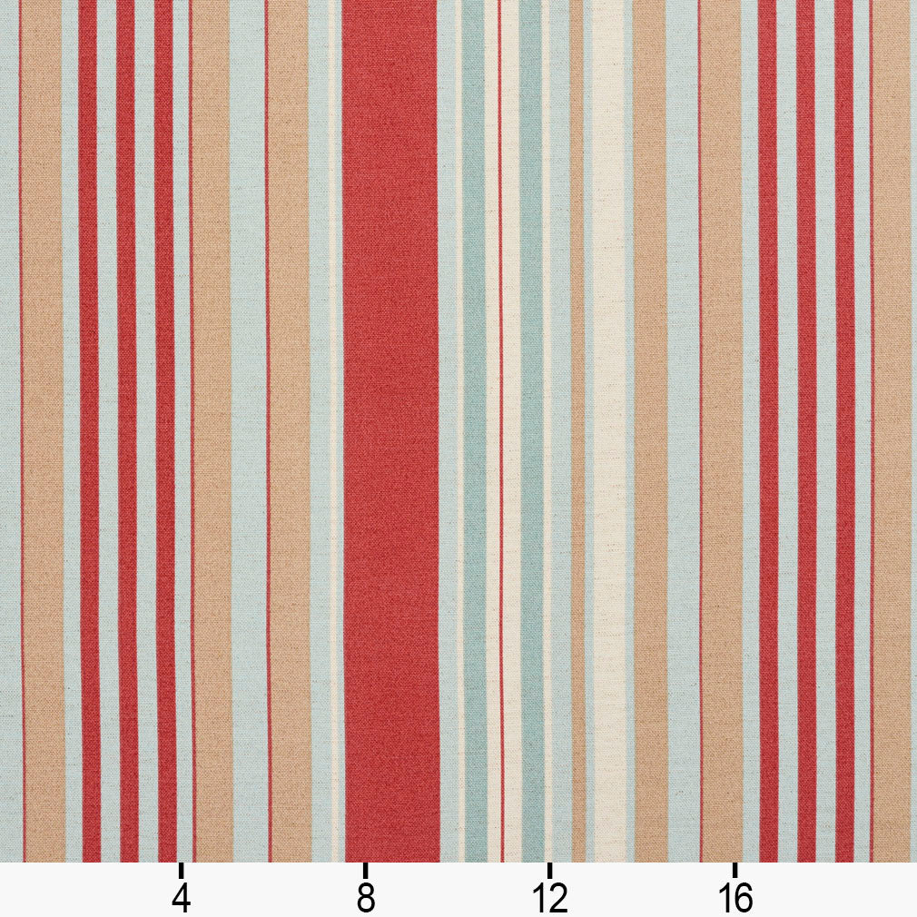 10810-02 Stripe nan Blue,Red & Burgundy Charlotte Select
