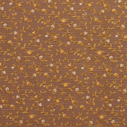 10850-02 Floral,Small Scale nan Brown,Gold & Yellow Charlotte Select