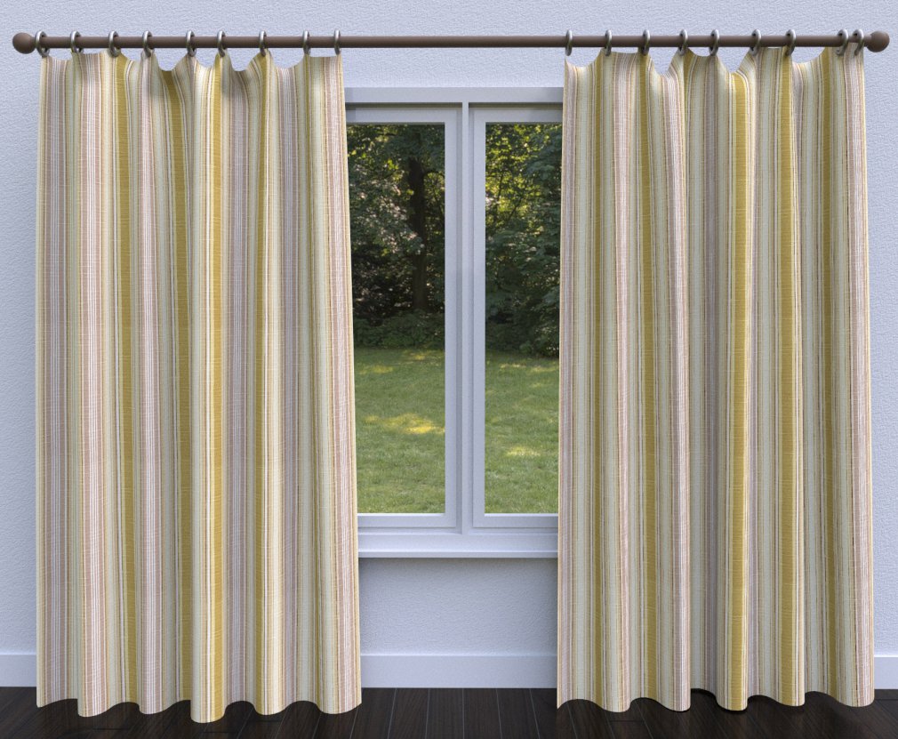 10860-02 Stripe nan Brown,Gold & Yellow Charlotte Select