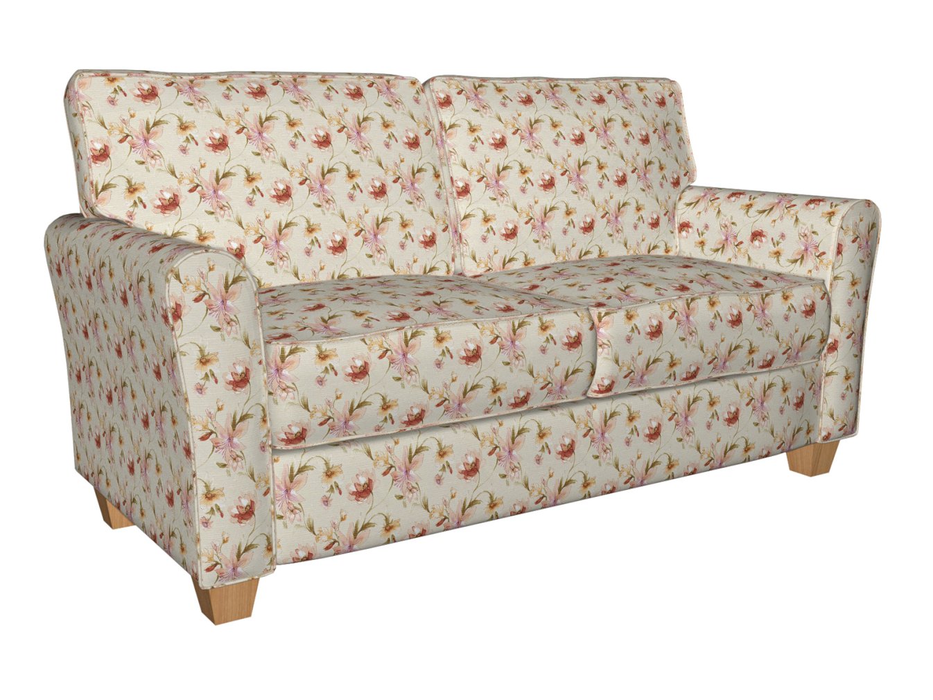 10870-02 Floral nan Coral & Peach Charlotte Select