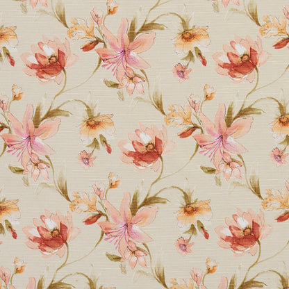 10870-02 Floral nan Coral & Peach Charlotte Select