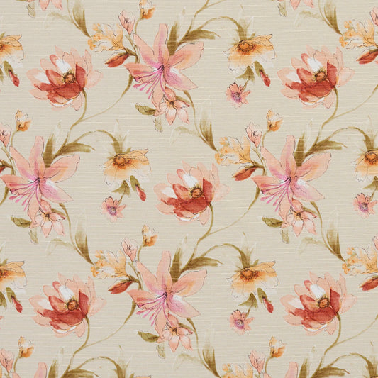 10870-02 Floral nan Coral & Peach Charlotte Select