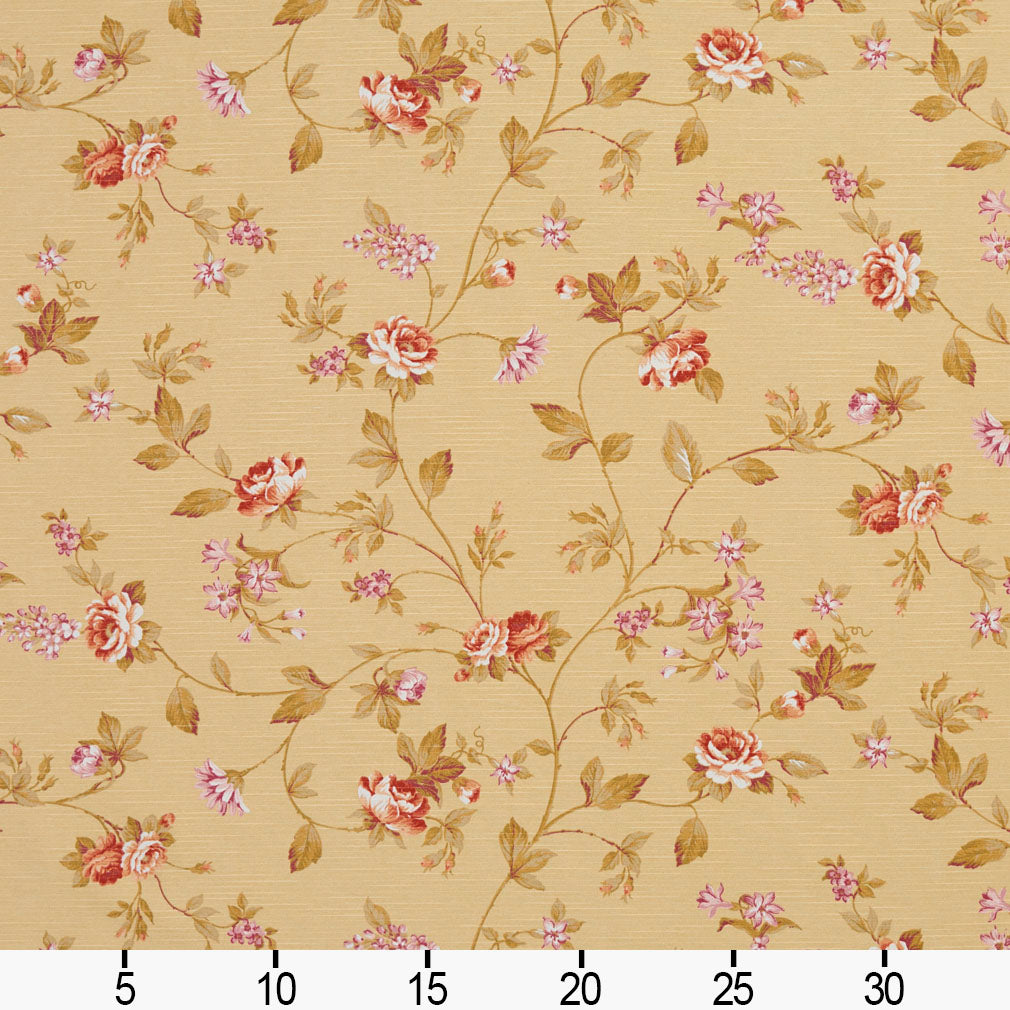 10890-01 Floral nan Gold & Yellow,Orange & Rust Charlotte Select