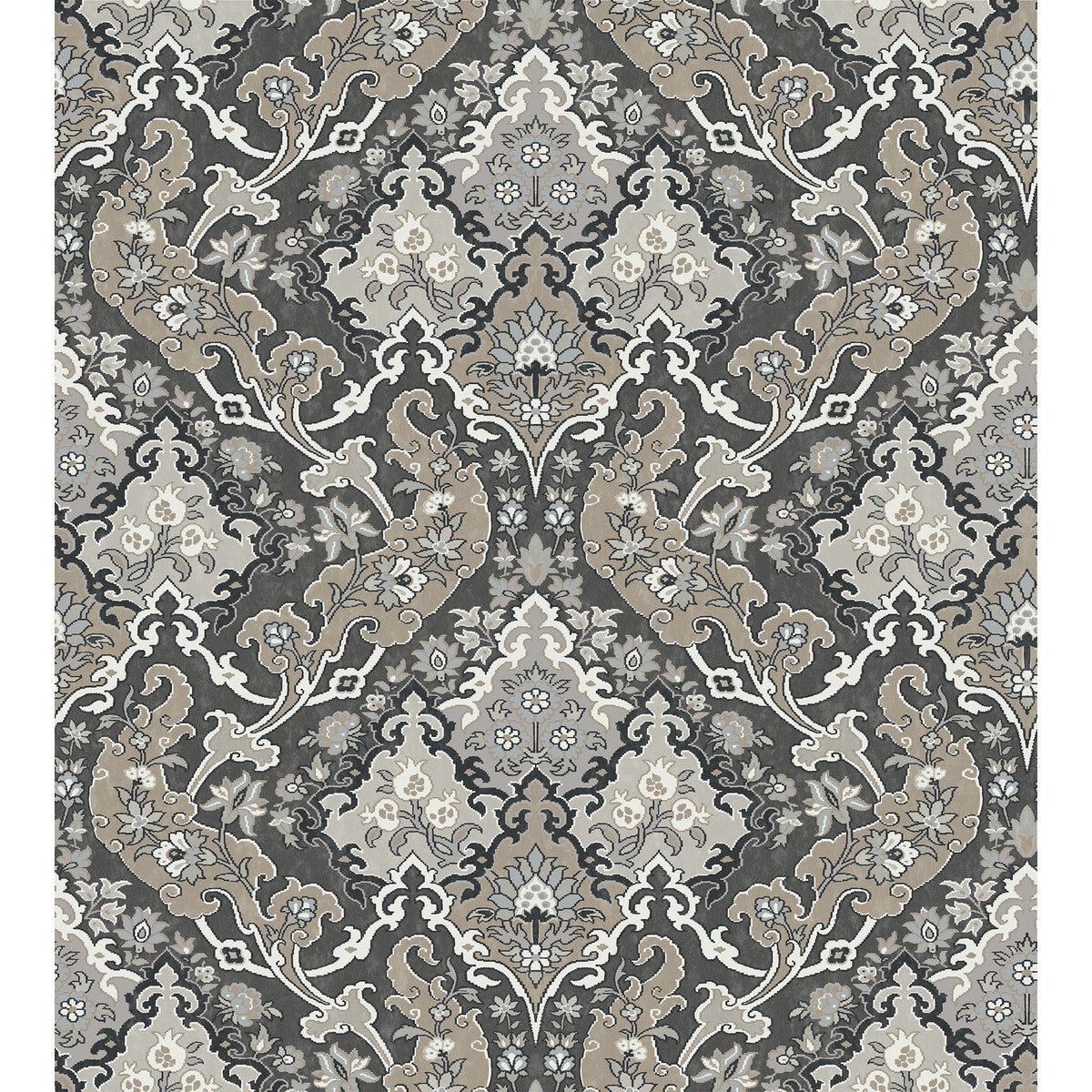 108/8043-CS PUSHKIN Charcoal Cole & Son Wallpaper