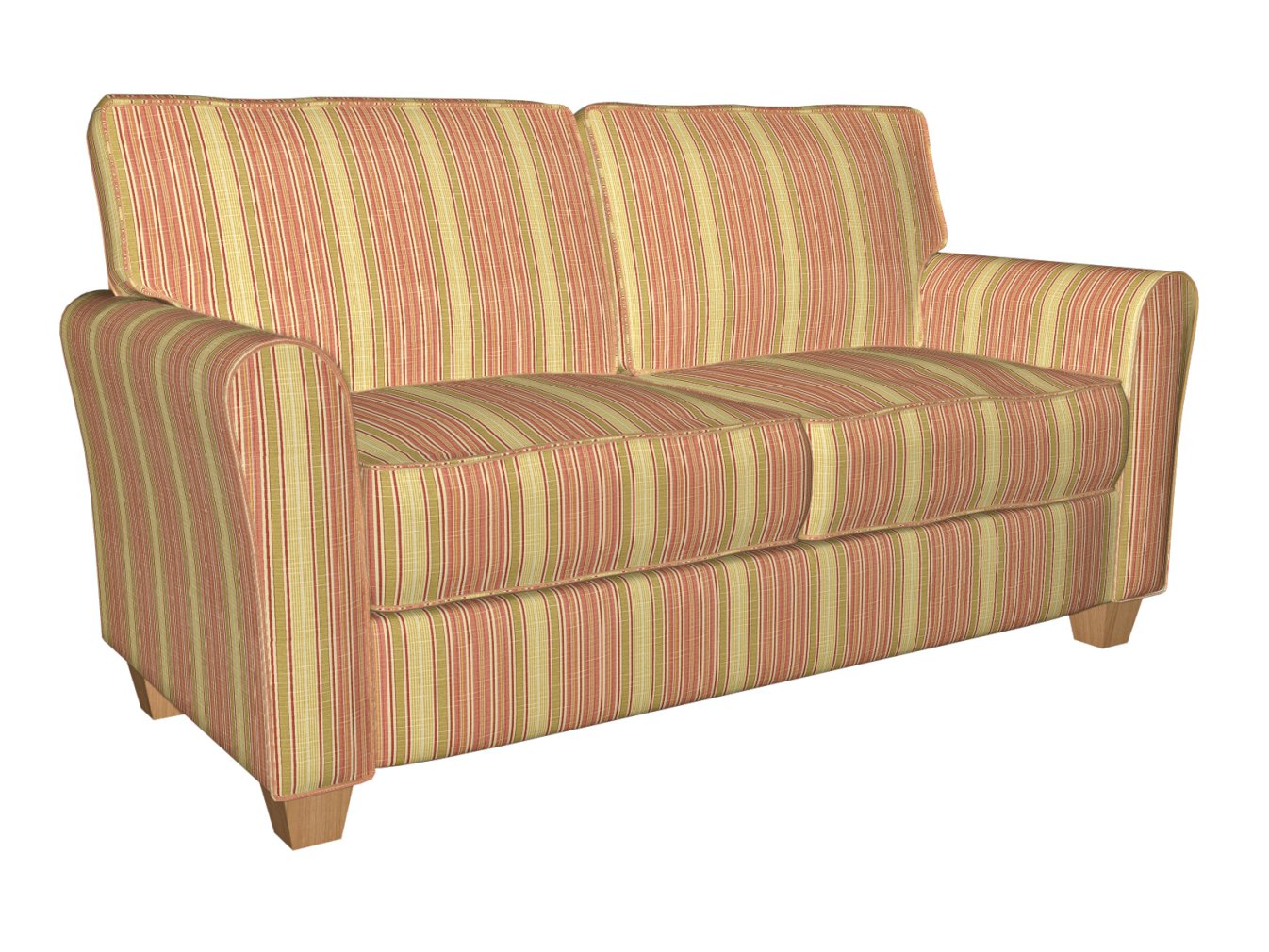 10900-02 Stripe nan Coral & Peach Charlotte Select