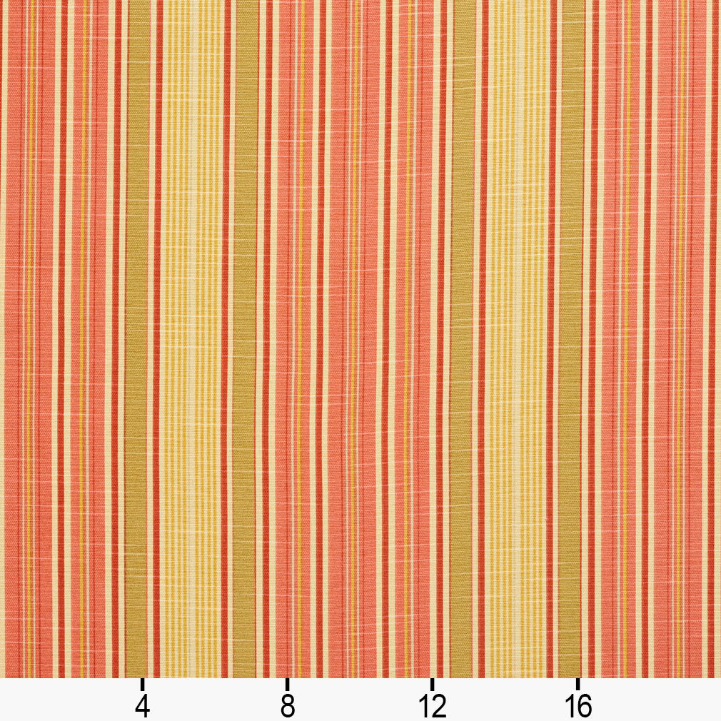 10900-02 Stripe nan Coral & Peach Charlotte Select