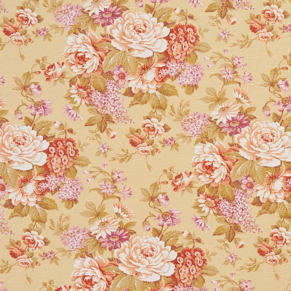 10910-02 Floral nan Gold & Yellow,Orange & Rust Charlotte Select