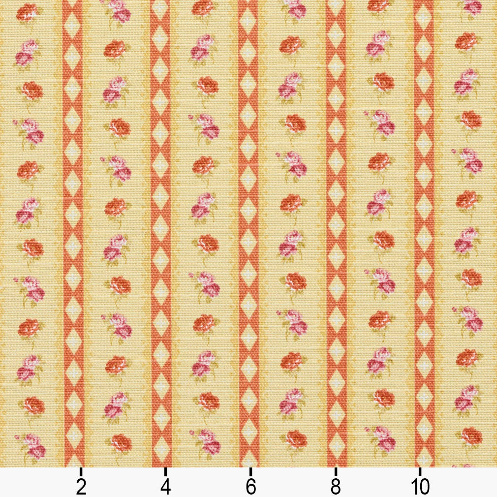 10920-02 Small Scale,Stripe nan Gold & Yellow,Orange & Rust Charlotte Select
