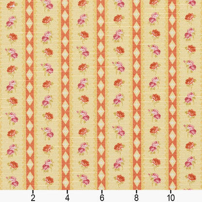 10920-02 Small Scale,Stripe nan Gold & Yellow,Orange & Rust Charlotte Select