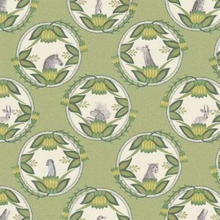 109/9042-CS ARDMORE CAMEOS Green Cole & Son Wallpaper