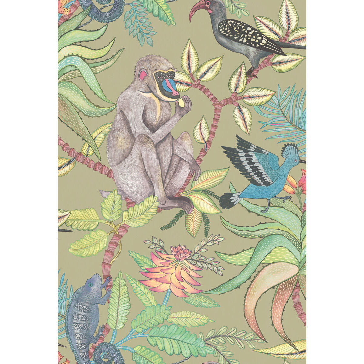 109/1005-CS SAVUTI KHAKI MULTI COLE & SON Wallpaper