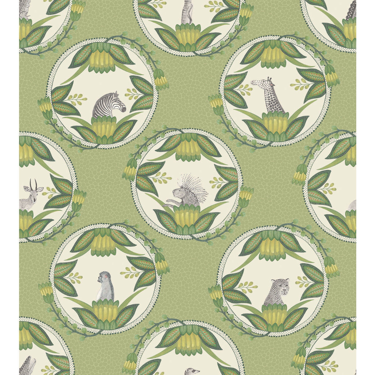 109/9042-CS ARDMORE CAMEOS Green Cole & Son Wallpaper