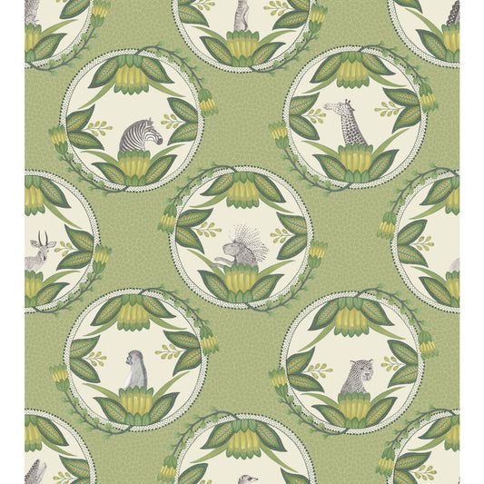 109/9042-CS ARDMORE CAMEOS Green Cole & Son Wallpaper