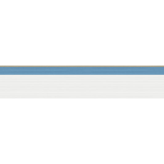 110/10048-CS JASPE BORDER WHITE BLUE/GOLD COLE & SON Wallpaper