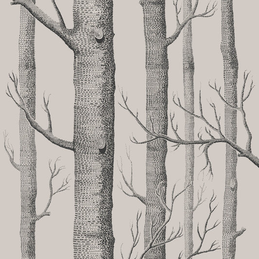 112/3009-CS WOODS LINEN/CHARCOAL COLE & SON Wallpaper