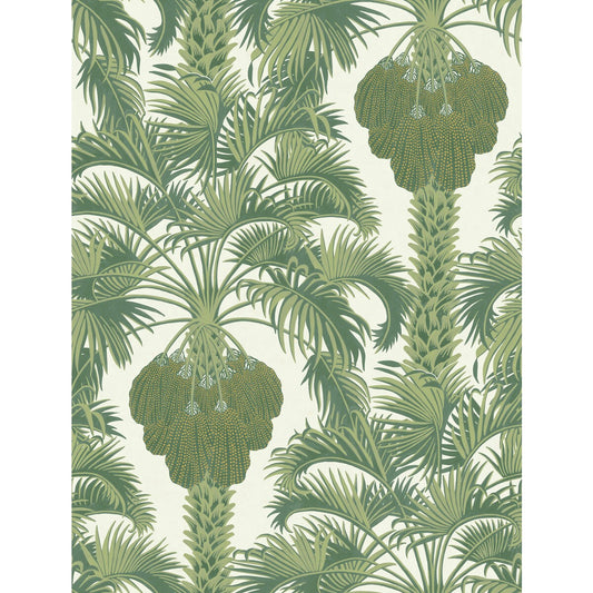 113/1004-CS HOLLYWOOD PALM Leaf Green Cole & Son Wallpaper