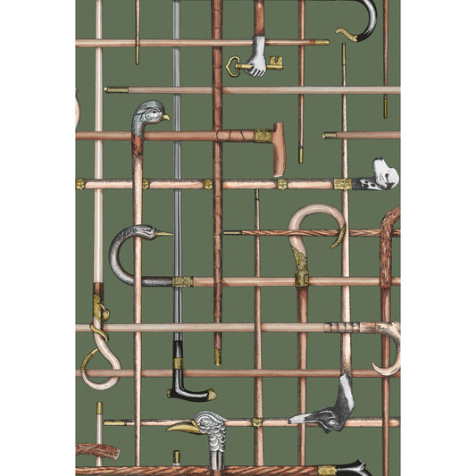 114/14027-CS BASTONI FOREST GREEN COLE & SON Wallpaper