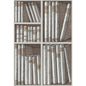114/15029-CS EX LIBRIS STONE/LINEN COLE & SON Wallpaper