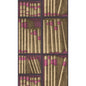 114/15031-CS EX LIBRIS GOLD/MAGENTA COLE & SON Wallpaper