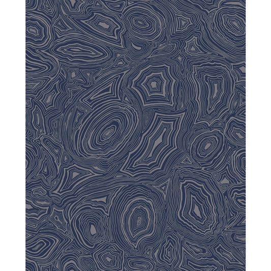 114/17034-CS MALACHITE MIDNIGHT/SILVER COLE & SON Wallpaper