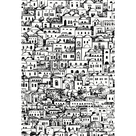 114/19039-CS MEDITERRANEA WHITE/BLACK COLE & SON Wallpaper