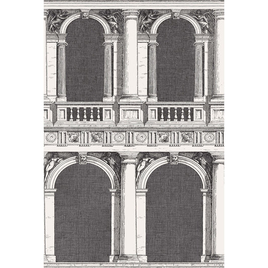 114/22042-CS PROCURATIE BLACK/WHITE COLE & SON Wallpaper