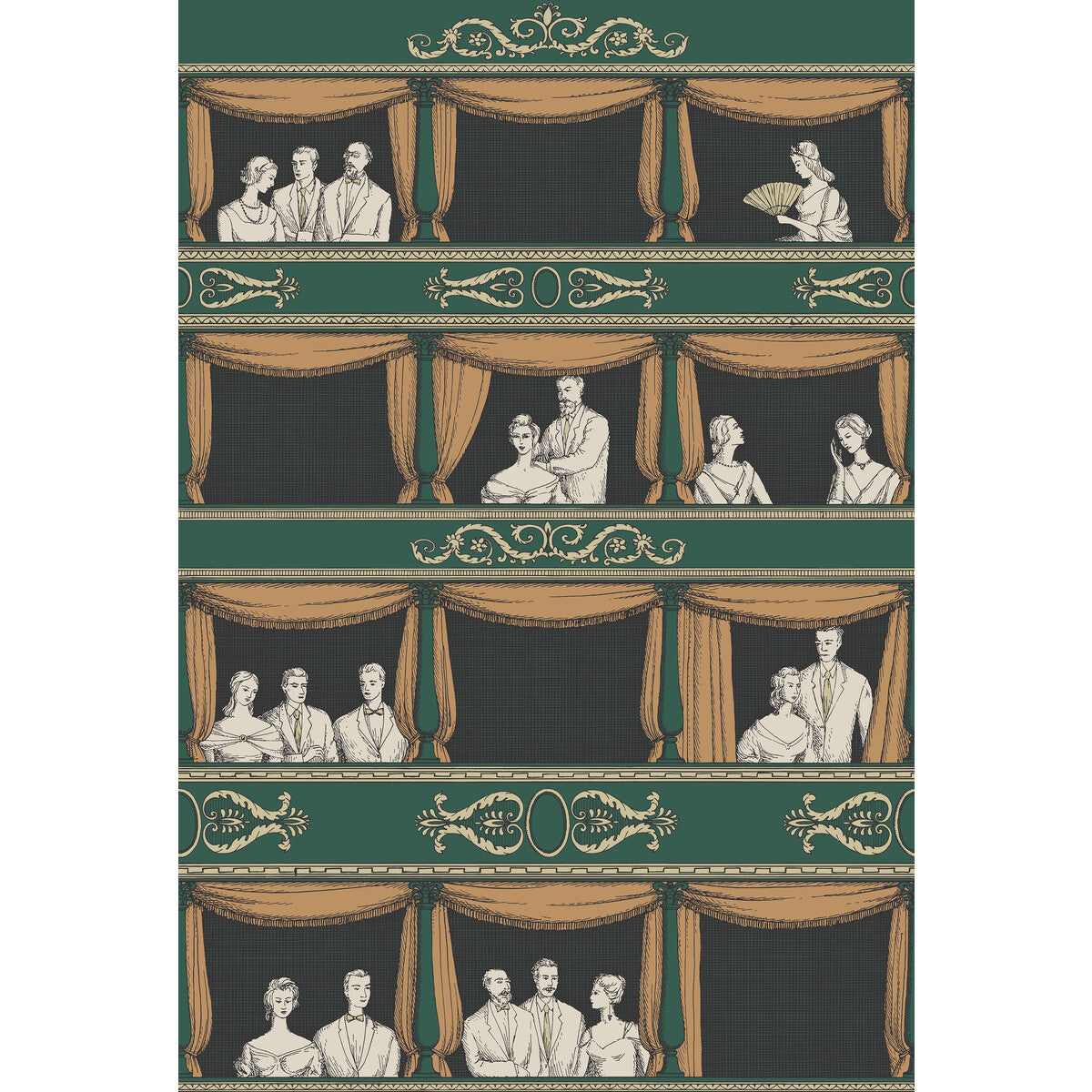114/4009-CS TEATRO RACING CAR GREEN COLE & SON Wallpaper