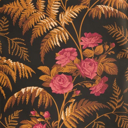 115/10029-CS FOREST Cerise B Orange Black Cole & Son Wallpaper