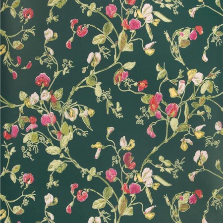 115/11033-CS SWEET PEA Cerise Magenta Viridian Cole & Son Wallpaper