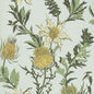 115/14042-CS THISTLE Lemon Olive Duck Egg Cole & Son Wallpaper