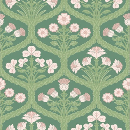 116/3009-CS Floral Kingdom Ballet Slipper Leaf Cole & Son Wallpaper